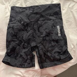 Gymshark black camo shorts